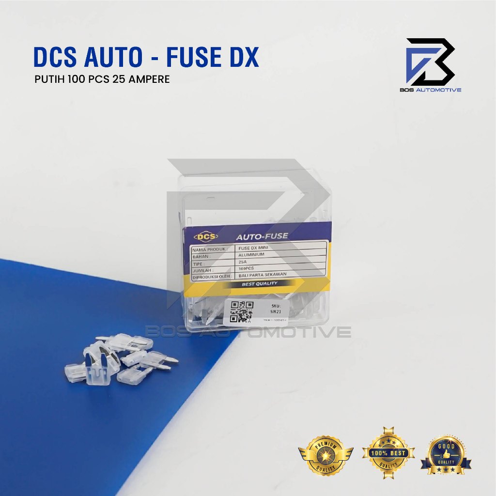 Fuse DX Kecil 10A 15A 20A 25A 30A Sekring Tusuk Sikring Tancap Mini Mobil Motor Universal - foto-variasi-4