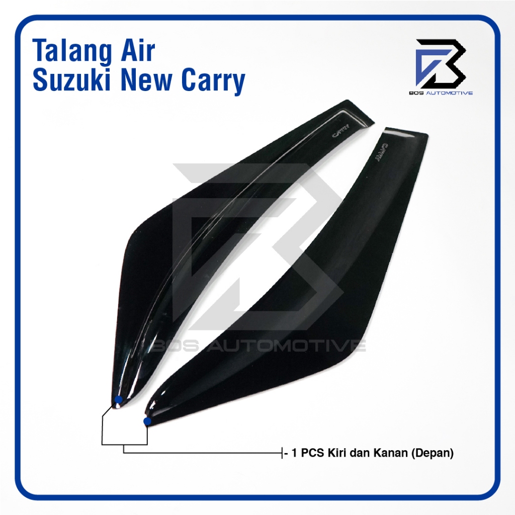 Talang Air Pintu Mobil Suzuki Carry Lama  Model Kupu - Kupu 2 Pintu - foto-produk-3