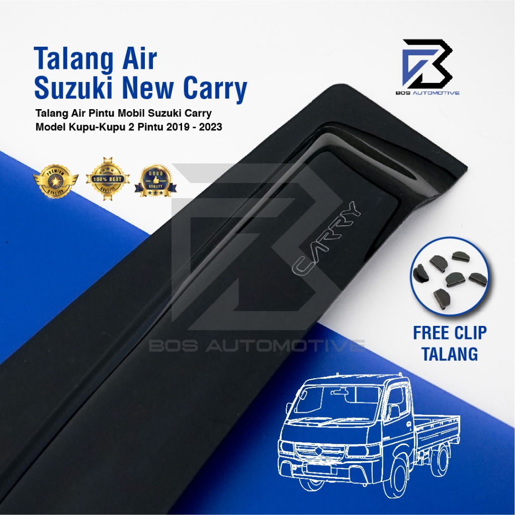 Talang Air Pintu Mobil Suzuki Carry Lama  Model Kupu - Kupu 2 Pintu