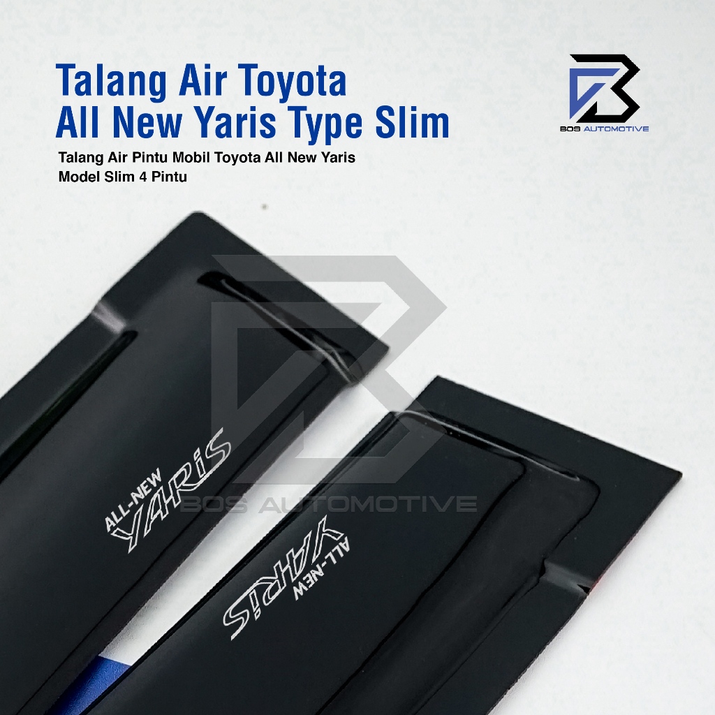 Talang Air Pintu Mobil Toyota All New Yaris 2013 â€“ 2020 Model Slim 4 Pintu - foto-produk-1