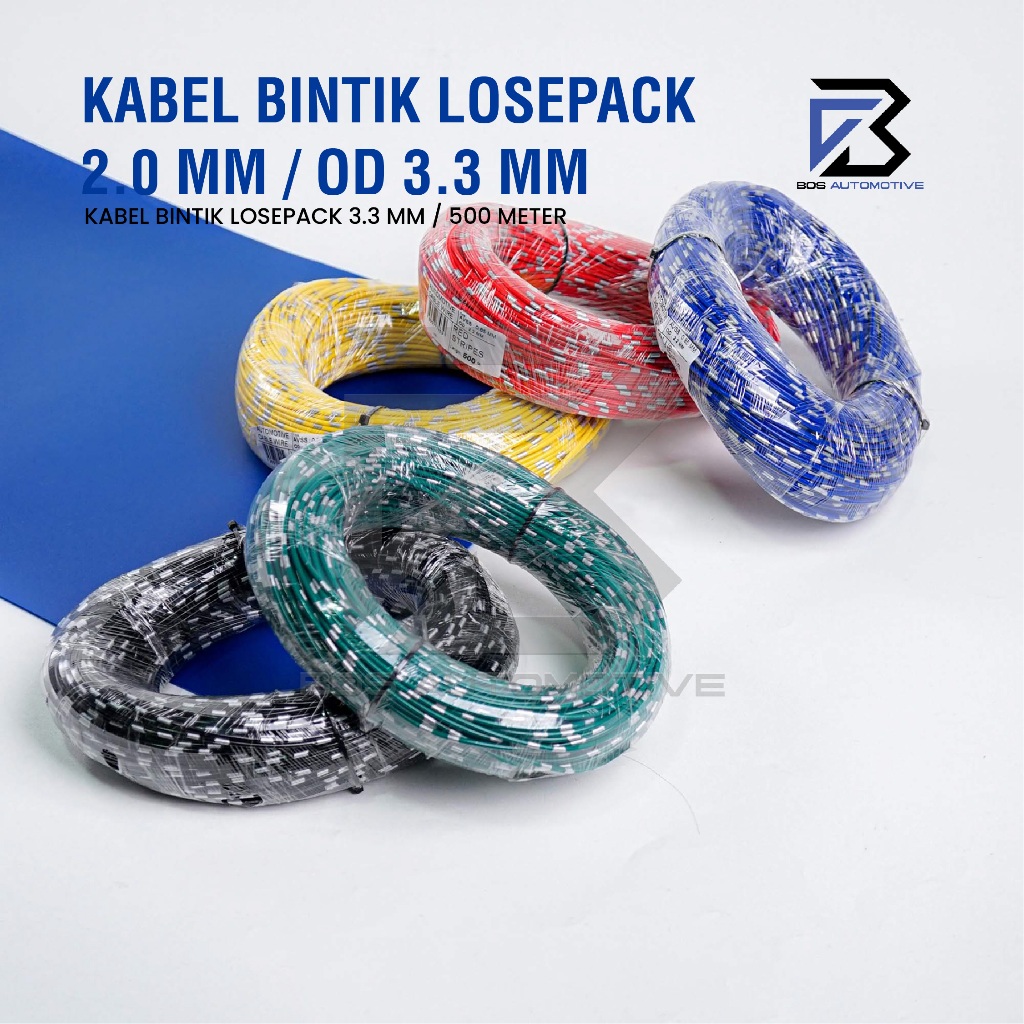 Kabel Bintik AVSS 2MM x 500M Kabel Otomotif Body Mobil Motor Serabut Tembaga - foto-produk-4