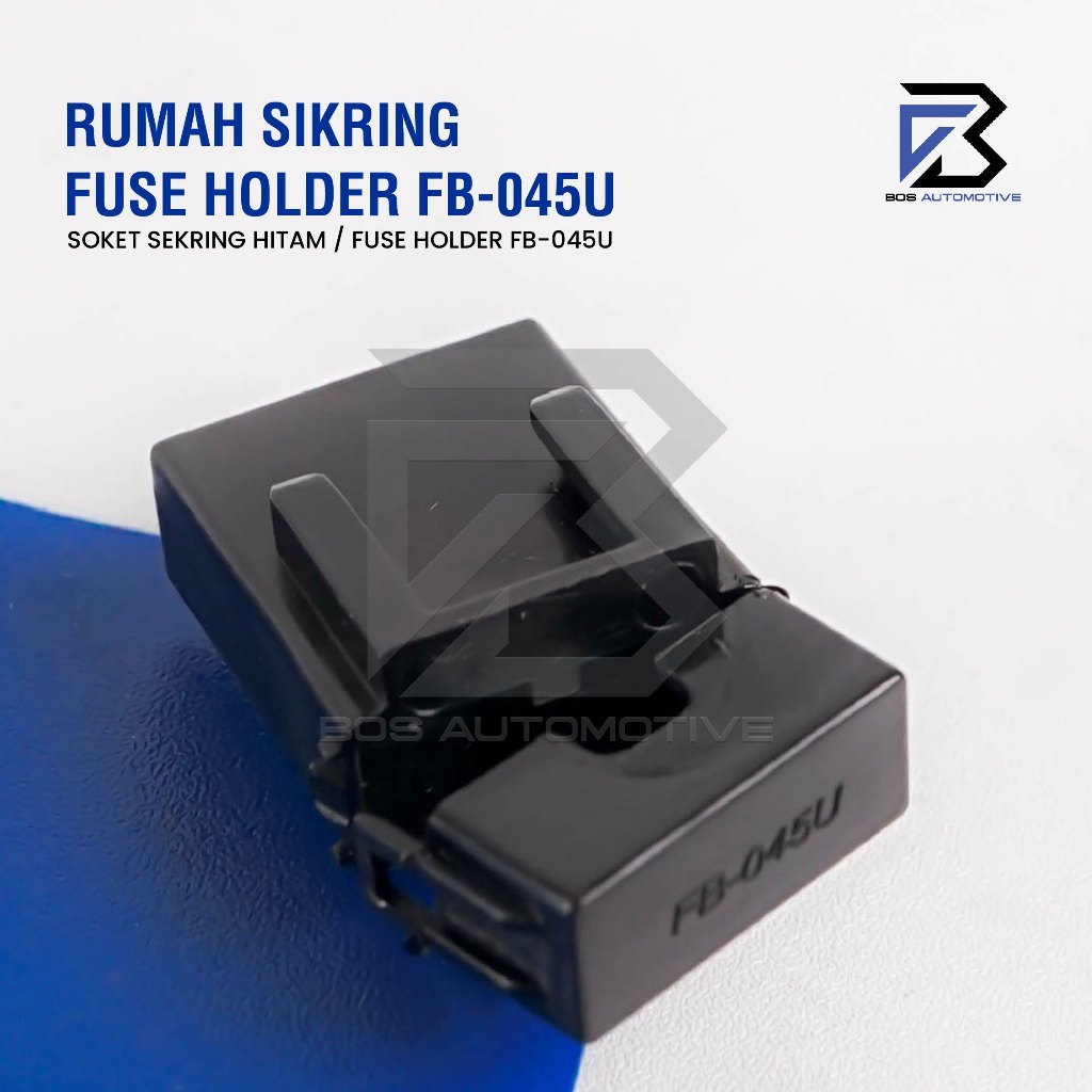 Rumah Sikring FB 045U / Socket Sekring Fuse Box / Soket Sikring FB 706 Hitam (KOSONGAN) - foto-produk-1