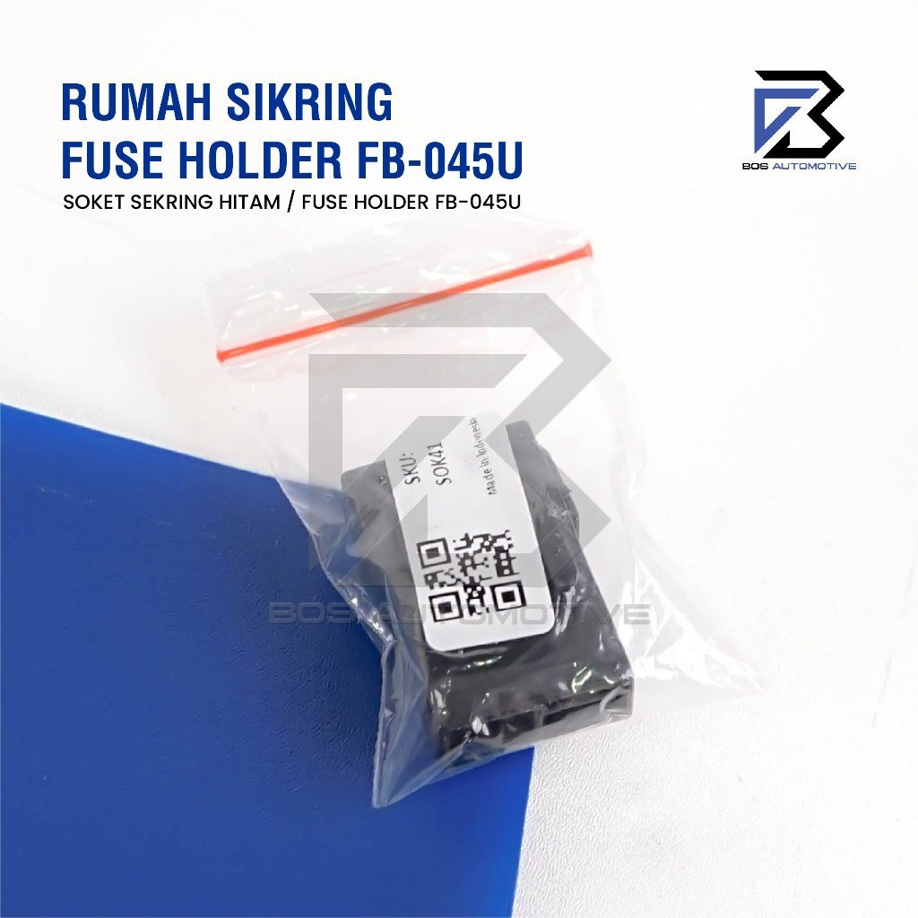 Rumah Sikring FB 045U / Socket Sekring Fuse Box / Soket Sikring FB 706 Hitam (KOSONGAN) - foto-produk-4