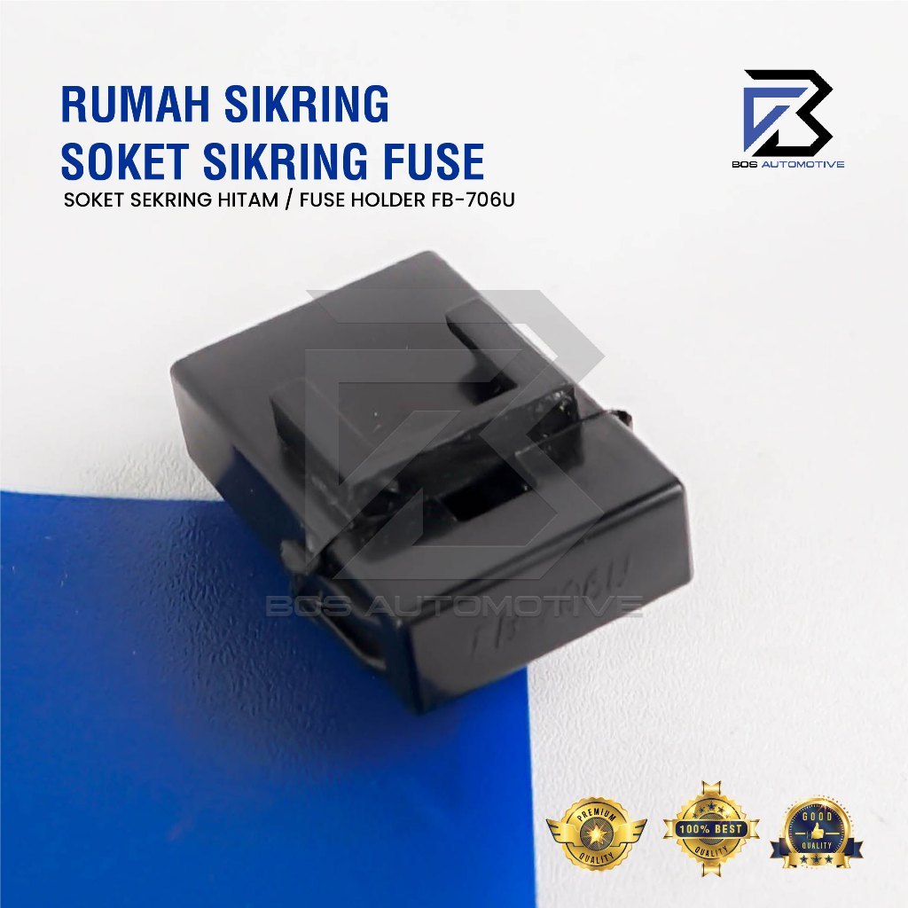 Rumah Sikring FB 045U / Socket Sekring Fuse Box / Soket Sikring FB 706 Hitam (KOSONGAN) - foto-produk-5