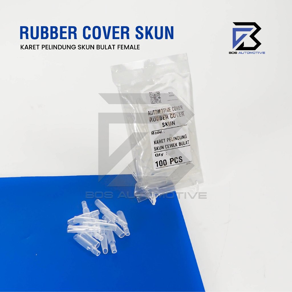 Karet Pelindung Skun Cewek Insulator Kondom Skun Terminal Female Bulat Berkualitas (LOSSE PACK) - foto-produk-1