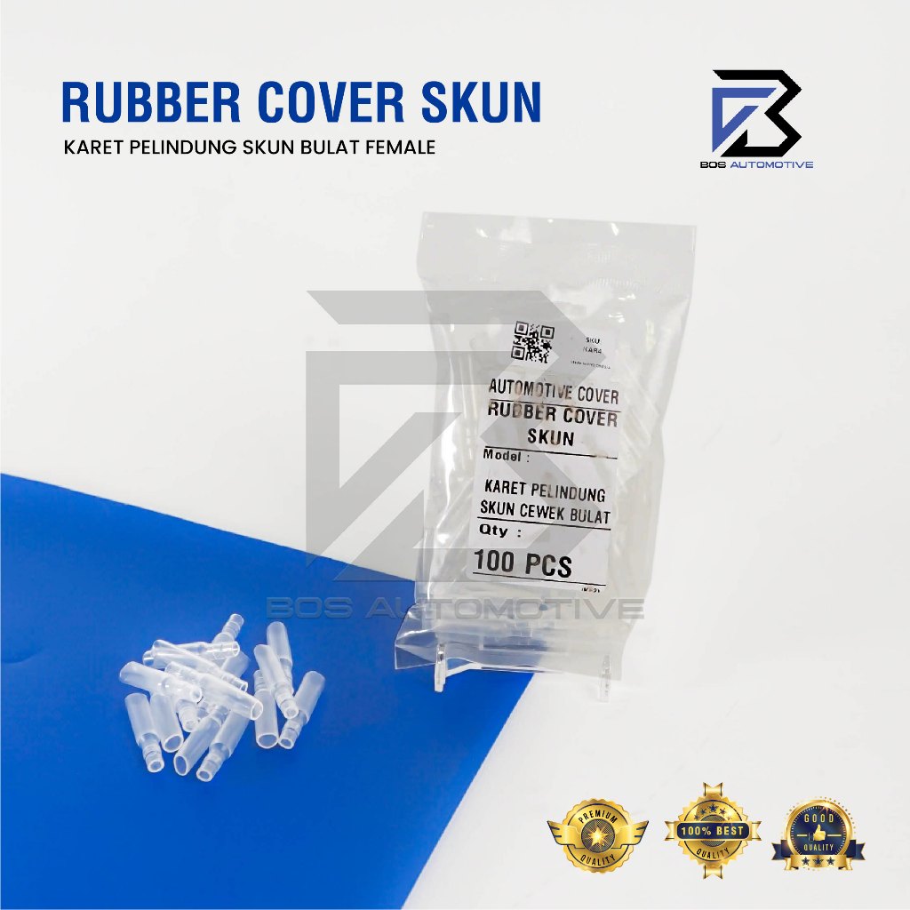 Karet Pelindung Skun Cewek Insulator Kondom Skun Terminal Female Bulat Berkualitas (LOSSE PACK)