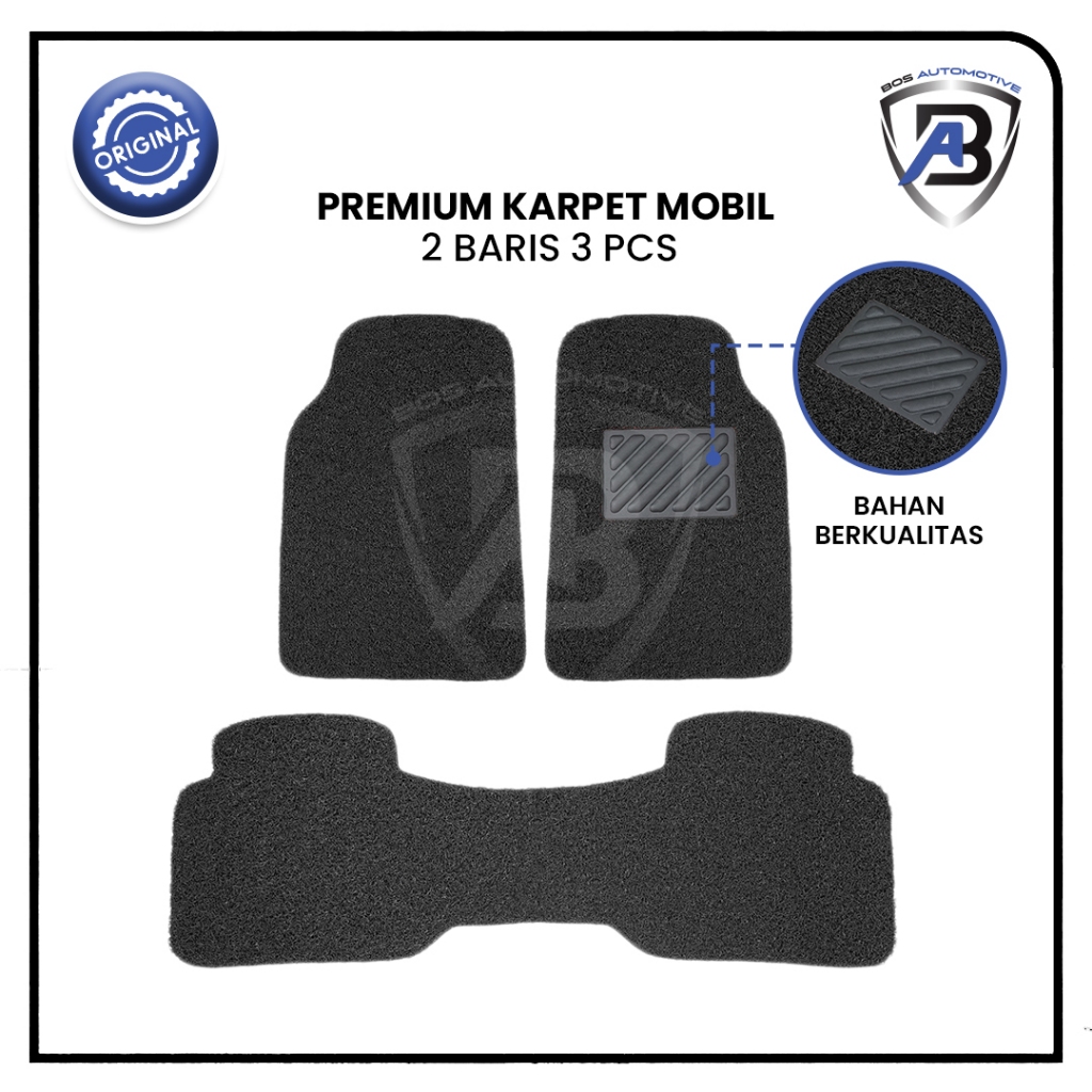 KARPET MOBIL DCS PREMIUM 2 BARIS MIE / BIHUN / BAKMI KARPET TEBAL UNIVERSAL MOBIL - foto-produk-4