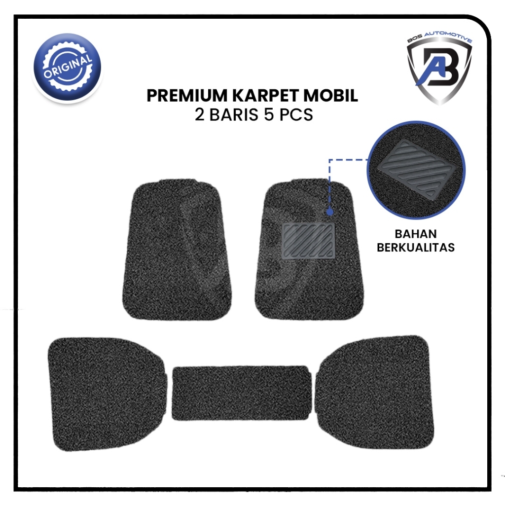 KARPET MOBIL DCS PREMIUM 2 BARIS MIE / BIHUN / BAKMI KARPET TEBAL UNIVERSAL MOBIL - foto-produk-5