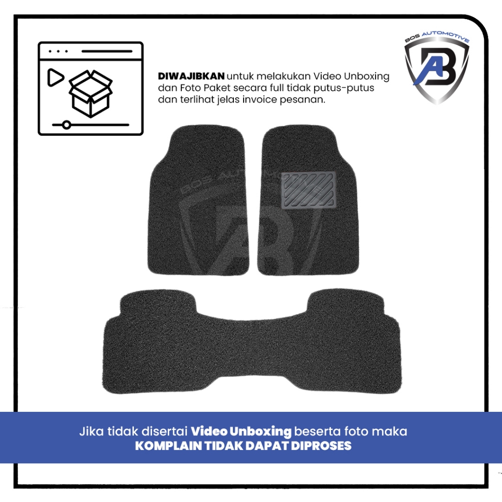 KARPET MOBIL DCS PREMIUM 2 BARIS MIE / BIHUN / BAKMI KARPET TEBAL UNIVERSAL MOBIL - foto-produk-6