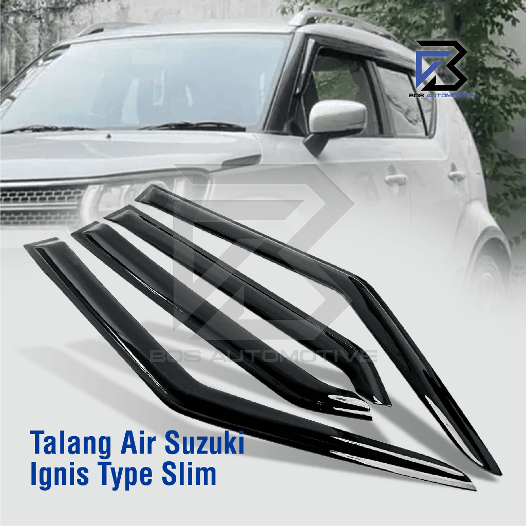 Talang Air Pintu Mobil Suzuki Ignis 2017 â€“ 2020 Model Slim 4 Pintu - foto-produk-4