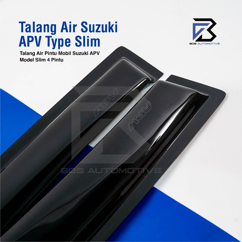 Talang Air Pintu Mobil Suzuki APV 2004 â€“ 2020 Model Slim 4 Pintu - foto-produk-1