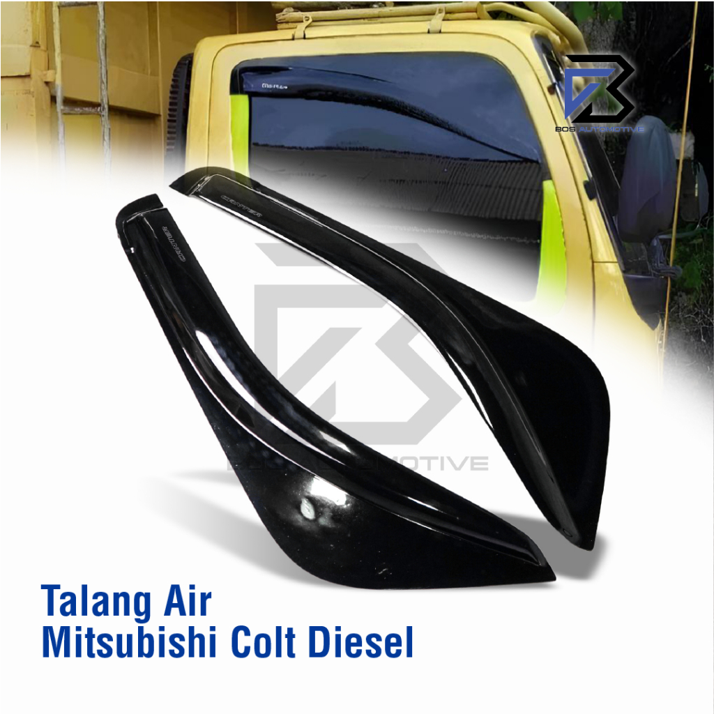Talang Air Pintu Mobil Mitsubishi Colt Diessel / PS100 Model Kupu - Kupu 2 Pintu - foto-produk-5