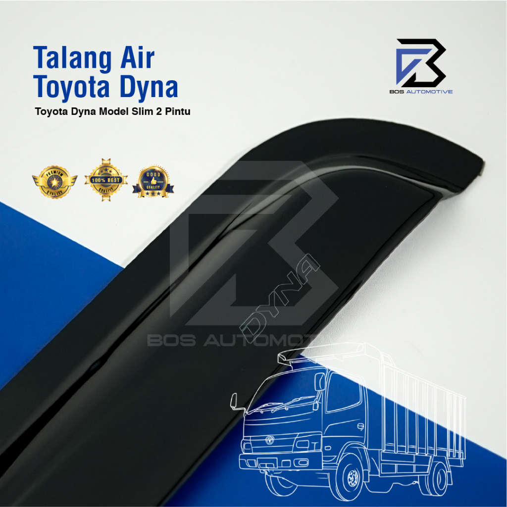 Talang Air Pintu Mobil Toyota Dyna Model Slim 2 Pintu