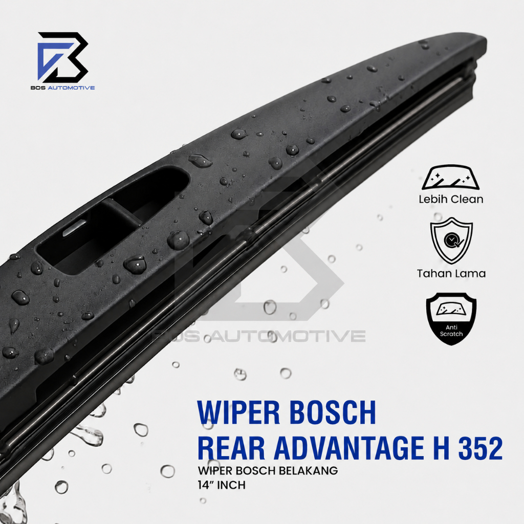 WIPER BELAKANG BOSCH H 352 14" INCH AVANZA / XENIA / SIRION / HARRIER / MAZDA CX5 / MAZDA CX9 / YARIS / VOXY - foto-produk-1