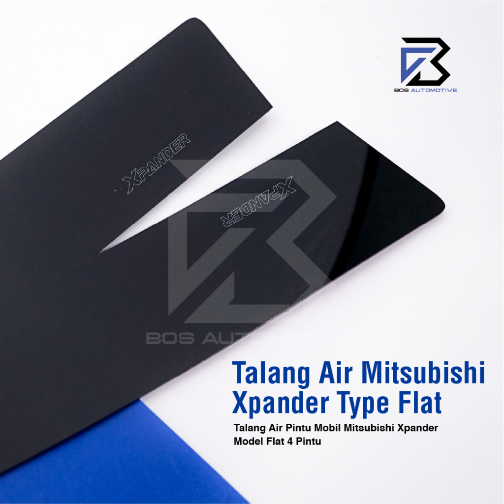 Talang Air Pintu Mobil Mitsubishi Xpander 2017 â€“ 2022 Model Flat Rata 4 Pintu - foto-produk-1