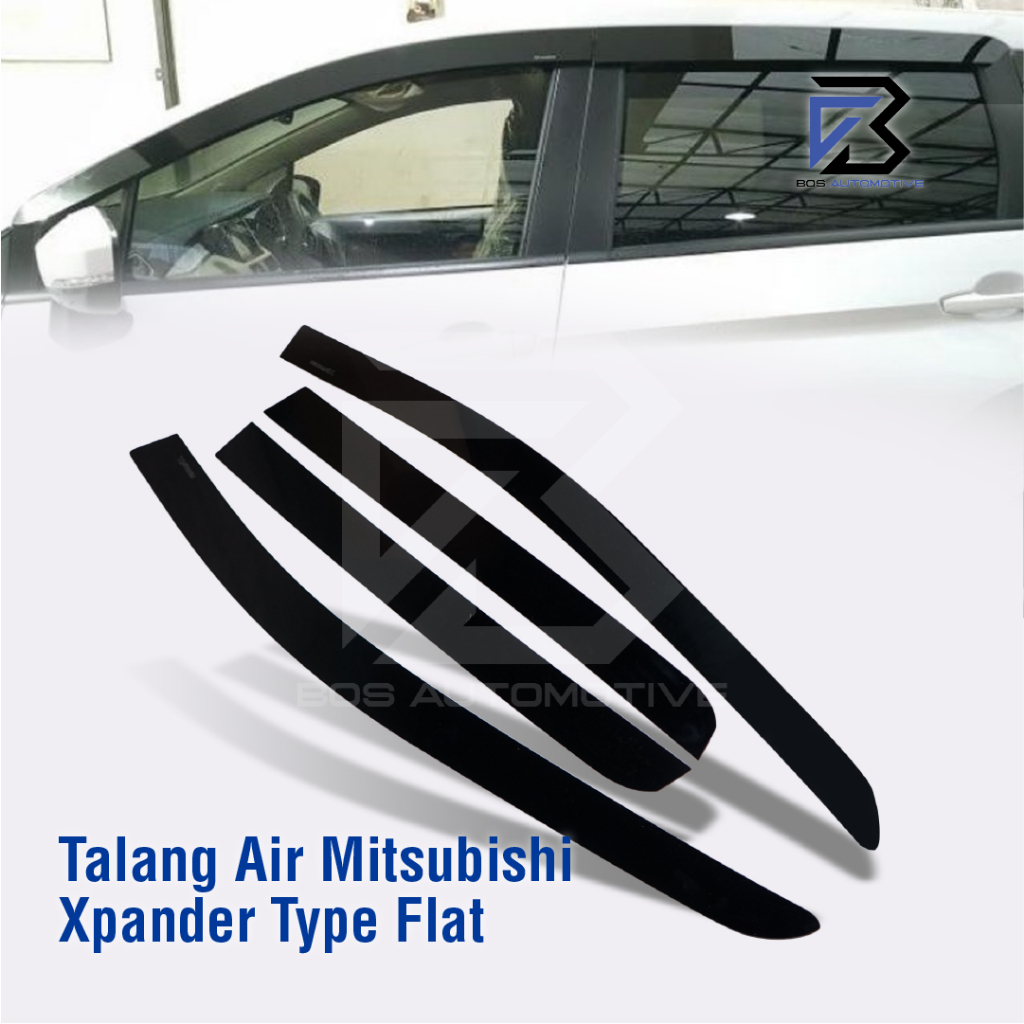 Talang Air Pintu Mobil Mitsubishi Xpander 2017 â€“ 2022 Model Flat Rata 4 Pintu - foto-produk-5