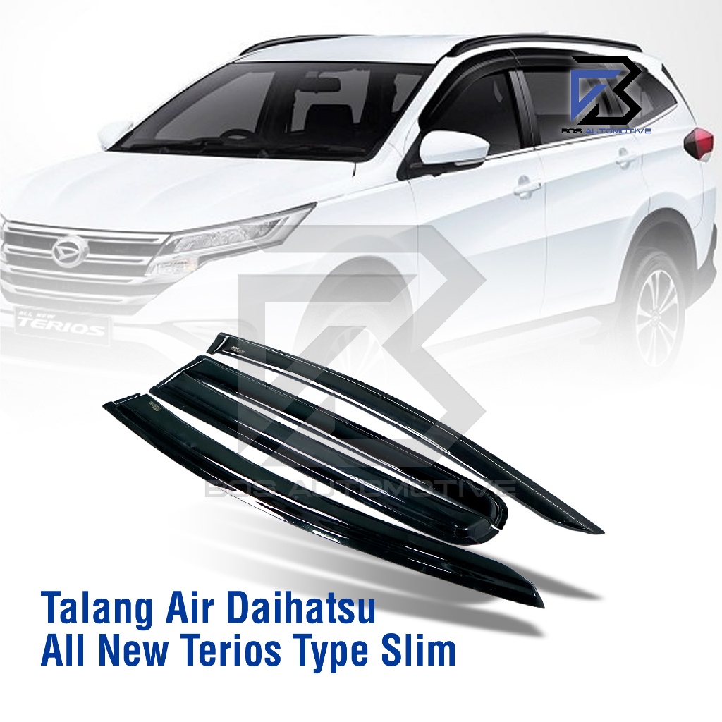Talang Air Pintu Mobil Daihatsu All New Terios 2017 â€“ 2022 Model Slim 4 Pintu - foto-produk-4