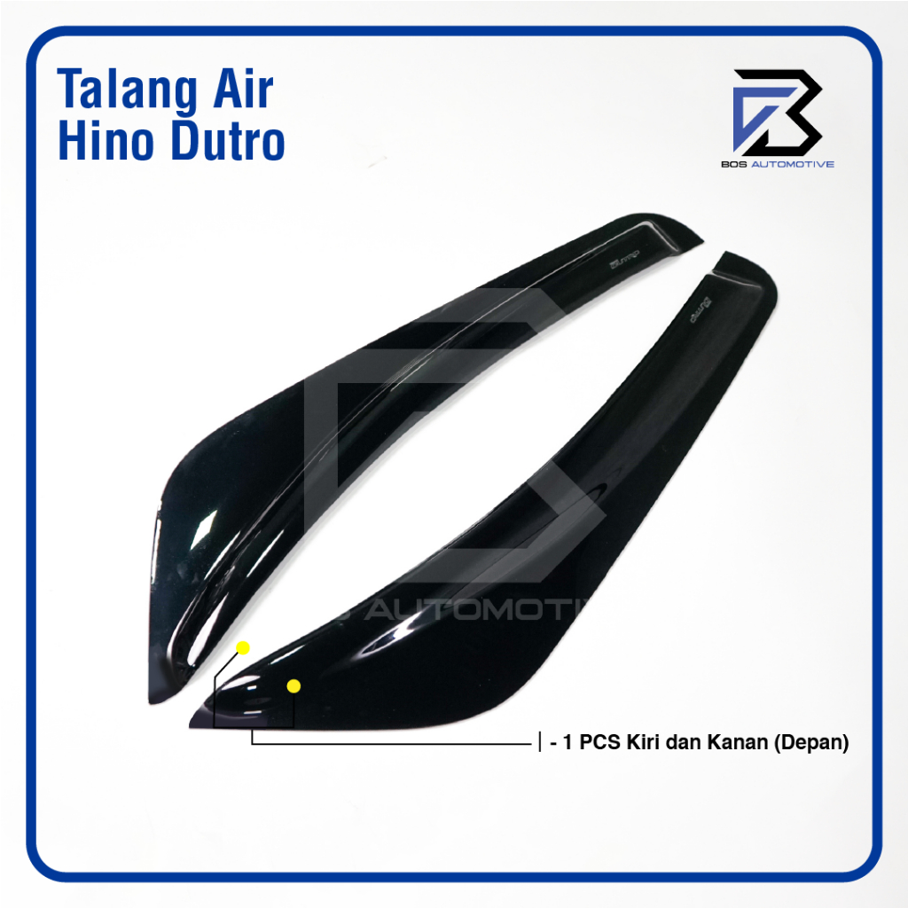 Talang Air Pintu Mobil Hino Dutro Model Kupu - Kupu 2 Pintu - foto-produk-3