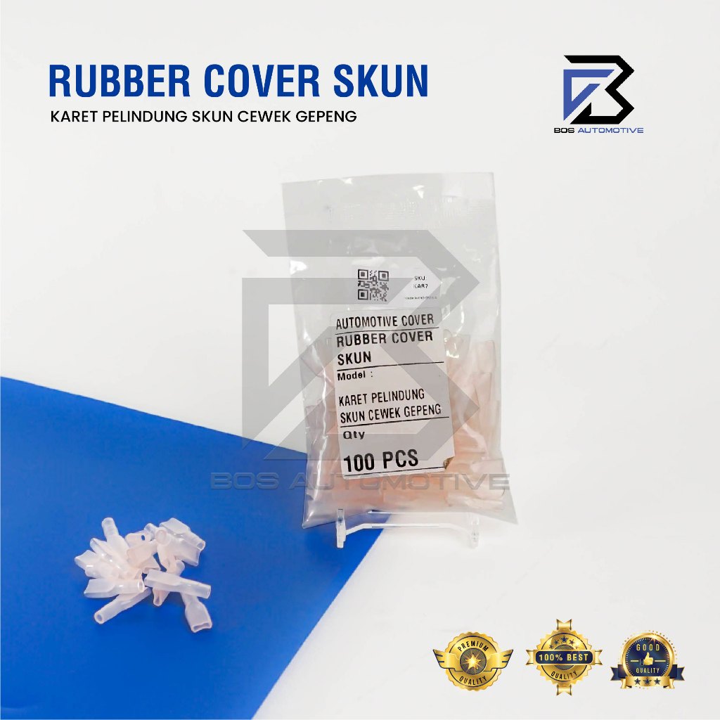 Karet Pelindung Skun Cewek Insulator Mini Kondom Skun Terminal Female Gepeng Kecil Berkualitas (LOSSE PACK)