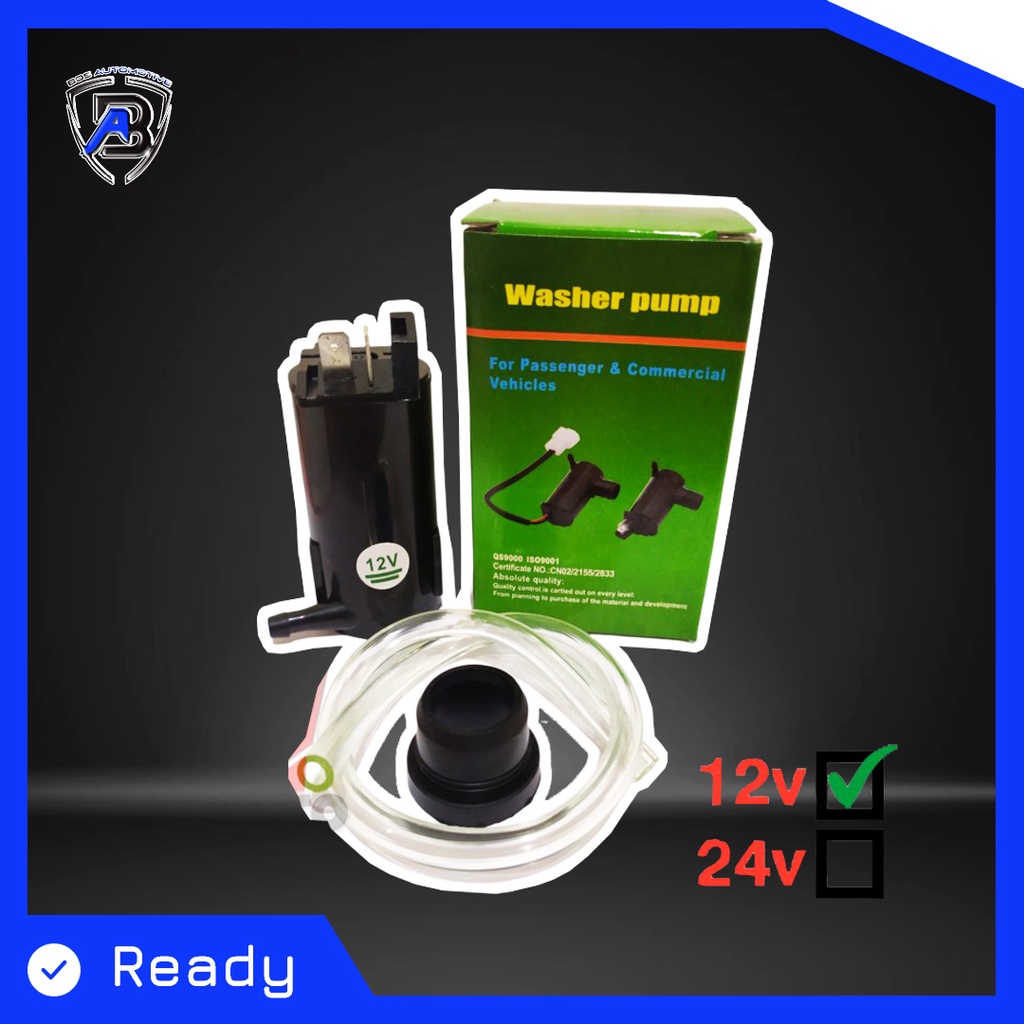 MOTOR WASHER PUMP DINAMO POMPA AIR TABUNG WIPER 12 VOLT UNIVERSAL - foto-produk-3