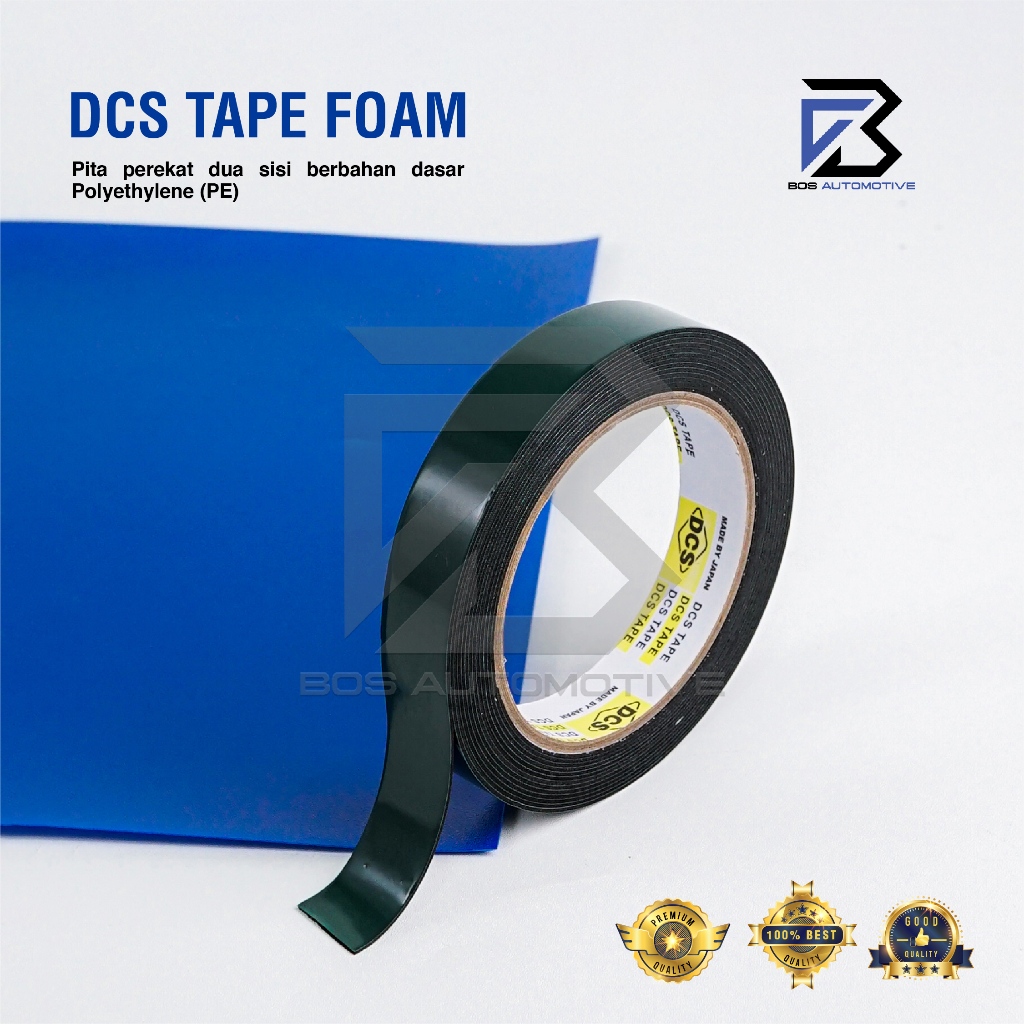 Double Tape Foam Hijau 20MM x 5M Tape Busa Lem Bolak Balik - foto-sampul