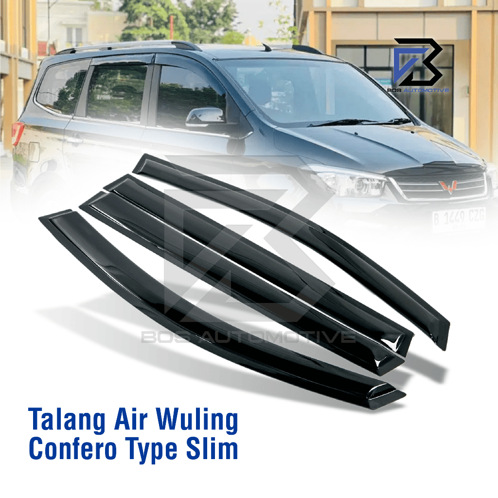 Talang Air Pintu Mobil Wuling Confero 2017 â€“ 2022 Model Slim 4 Pintu - foto-produk-4