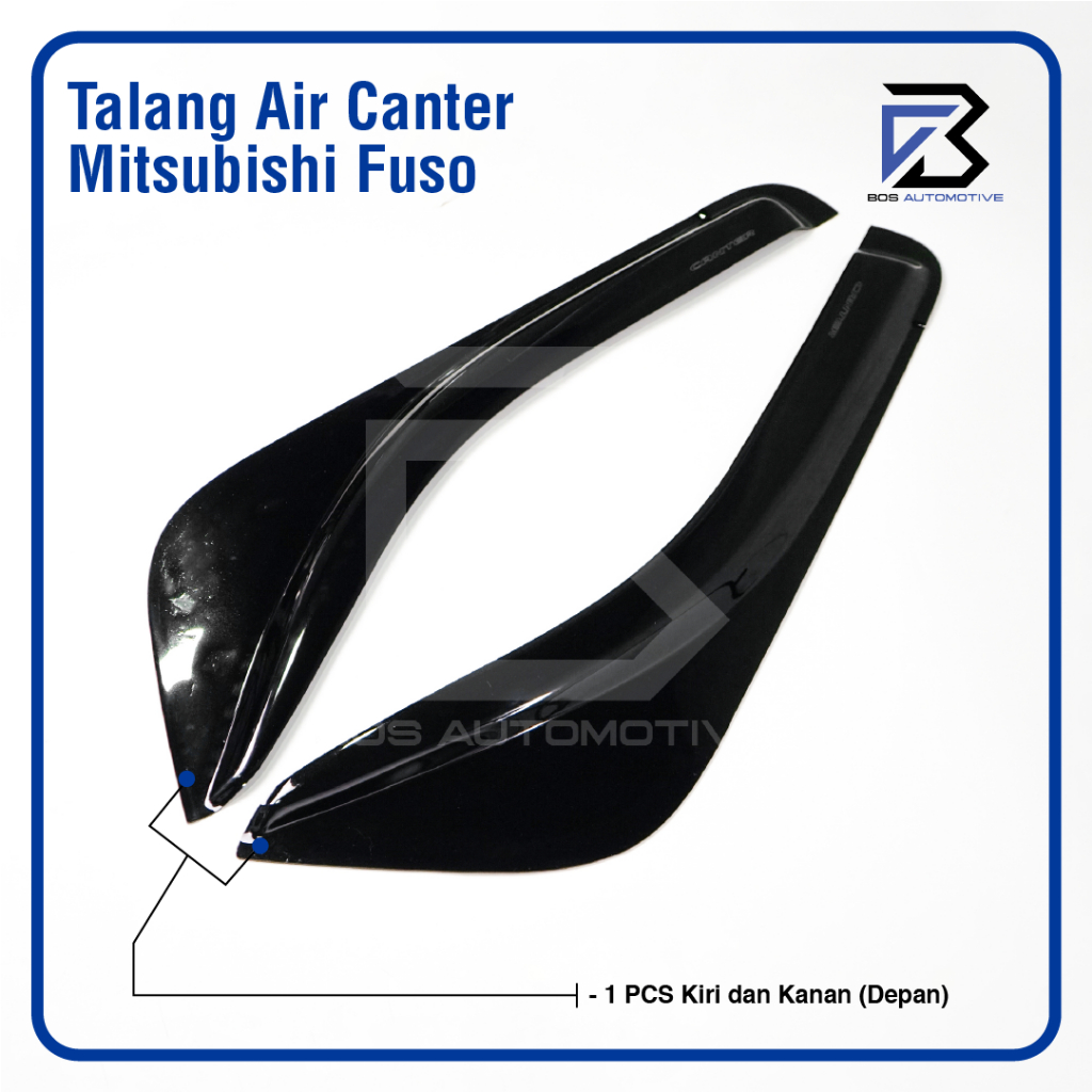 Talang Air Pintu Mobil Mitsubishi Canter Model Kupu - Kupu 2 Pintu - foto-produk-2