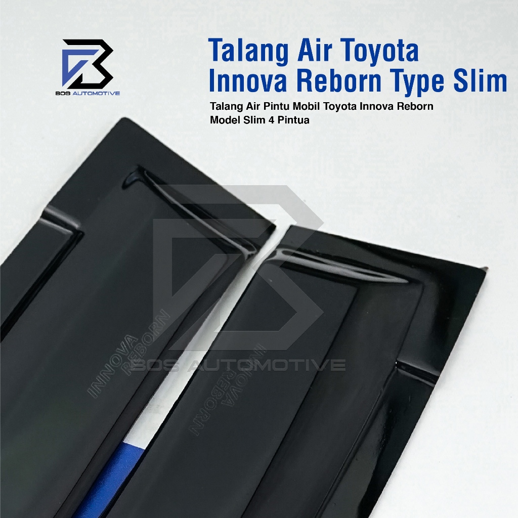 Talang Air Pintu Mobil Toyota Innova Reborn 2015 - 2021 Model Slim 4 Pintu - foto-produk-1