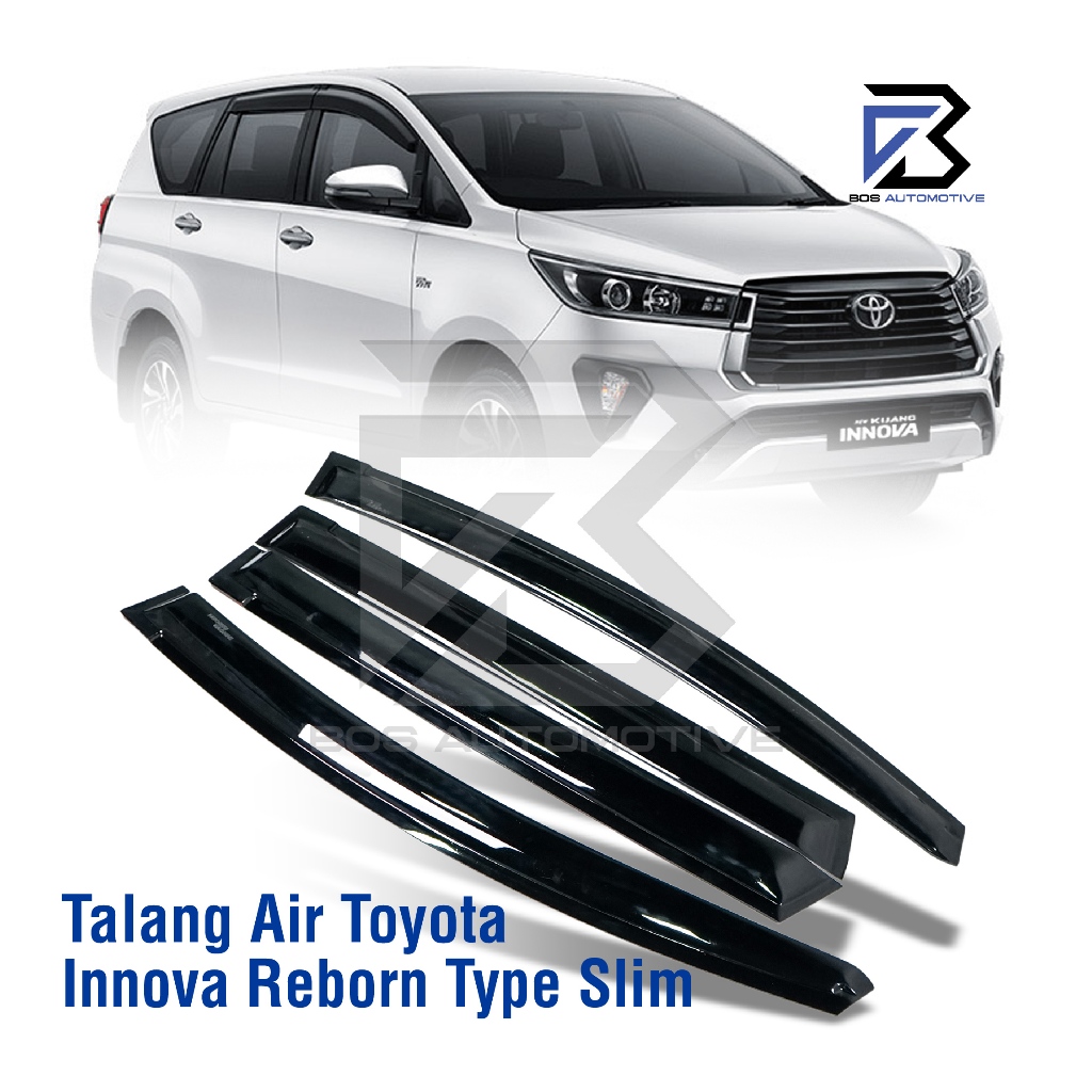 Talang Air Pintu Mobil Toyota Innova Reborn 2015 - 2021 Model Slim 4 Pintu - foto-produk-4