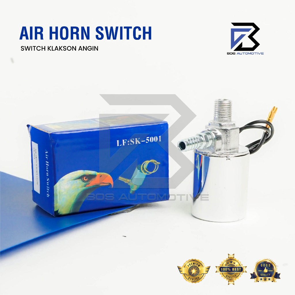 SWITCH AIR HORN/SWIT OTOMATIS KLAKSON ANGIN MOBIL 12V & 24V HORN TECH