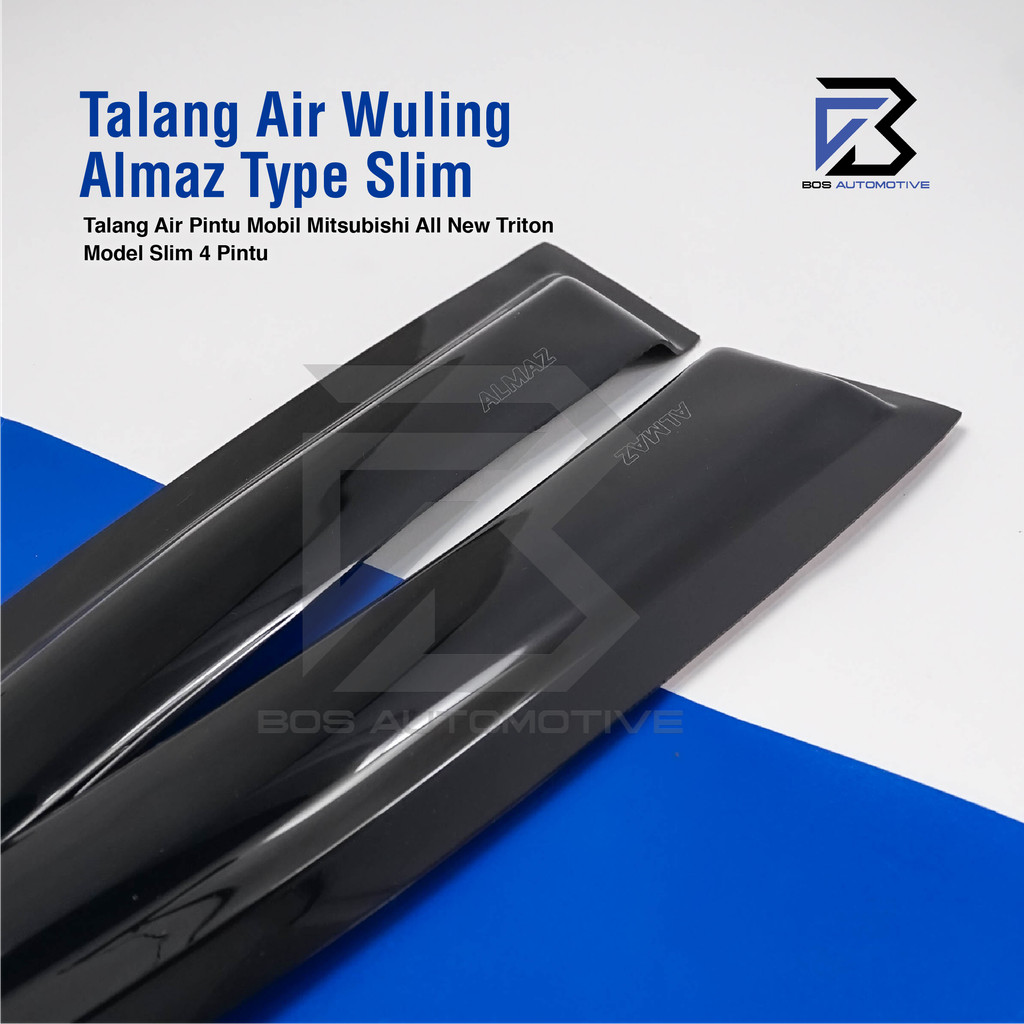 Talang Air Pintu Mobil Wuling Almaz 2019 â€“ 2023 Model Slim 4 Pintu - foto-produk-1