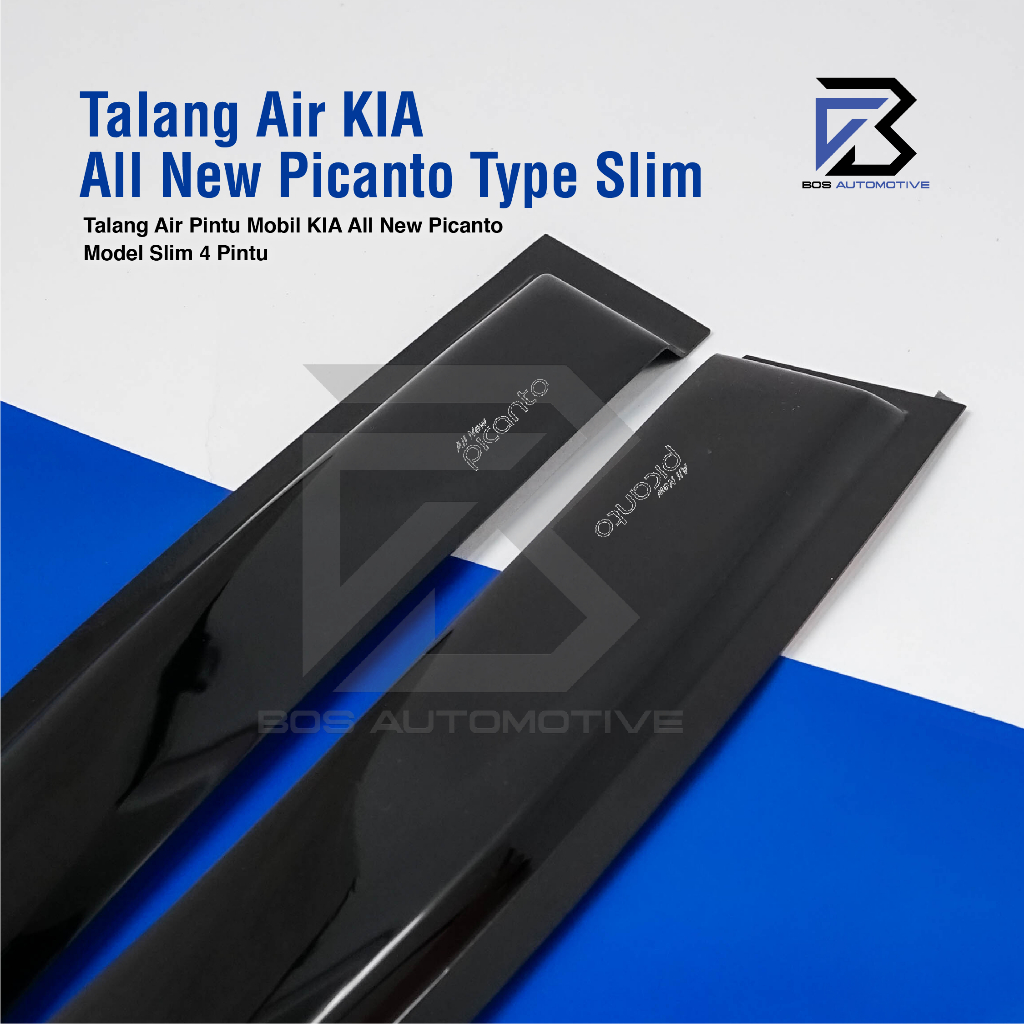 Talang Air Pintu Mobil KIA All New Picanto 2011 - 2017 Model Slim 4 Pintu - foto-produk-1