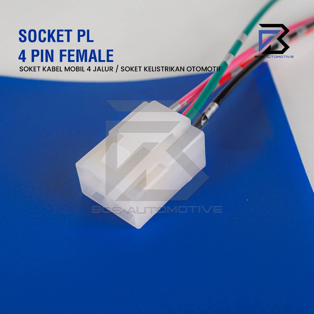 Soket Sambung 4 Pin Besar Socket Sambungan Kabel Konektor Mobil Motor - foto-produk-1