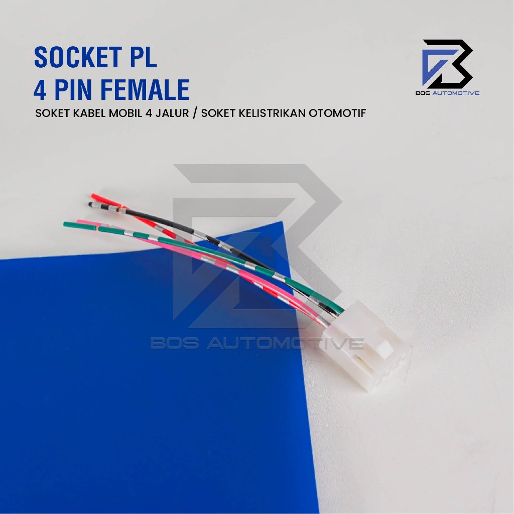 Soket Sambung 4 Pin Besar Socket Sambungan Kabel Konektor Mobil Motor - foto-produk-4