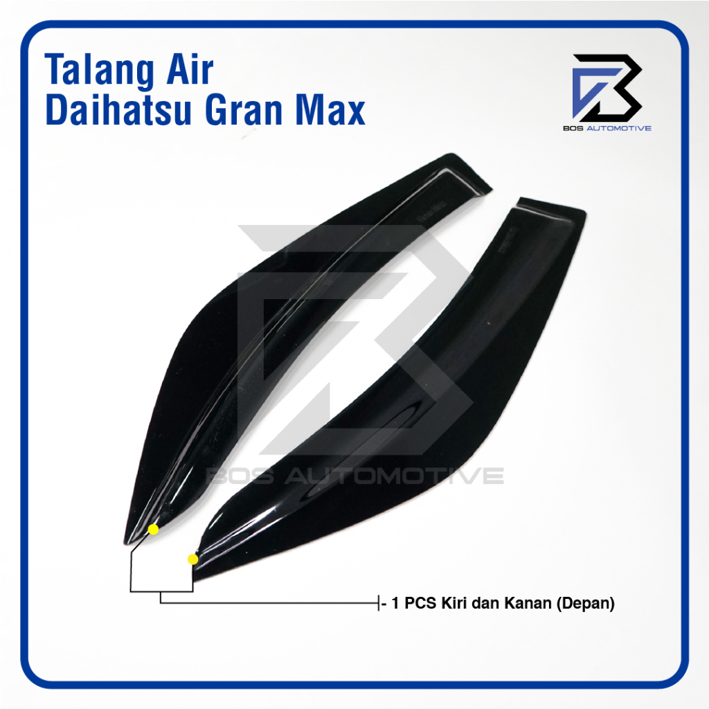 Talang Air Pintu Mobil Daihatsu Gran Max Model Kupu - Kupu 2 Pintu - foto-produk-3