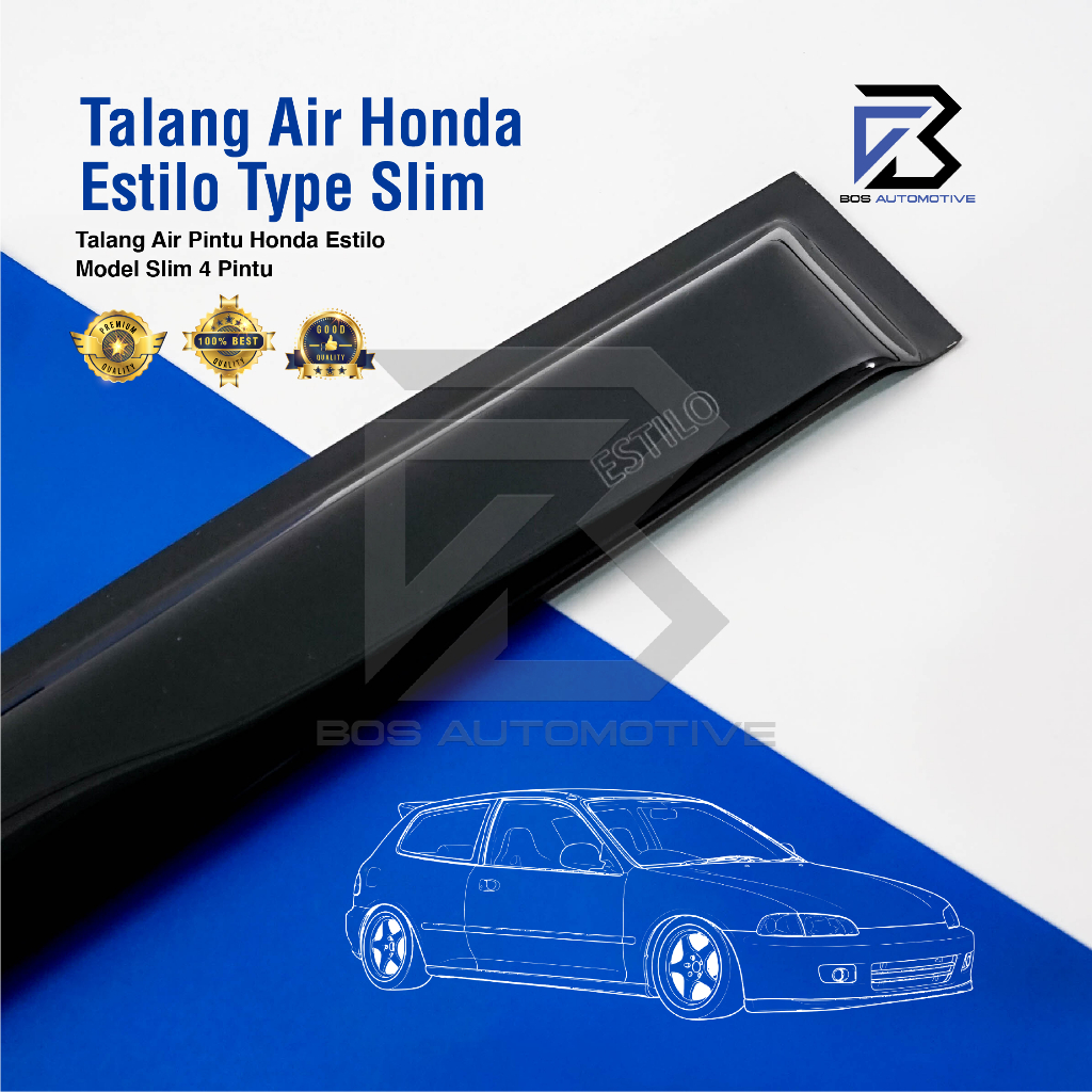Talang Air Pintu Mobil Karimun Estilo 2010 â€“ 2012 Model Slim 4 Pintu - foto-sampul