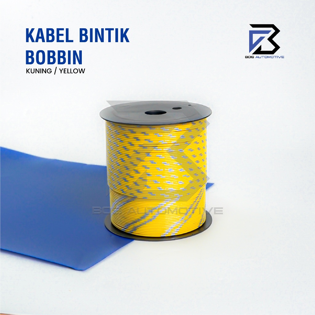 Kabel Bintik AVSS 0.85MM x 100M Kabel Otomotif Body Mobil Motor Serabut Tembaga (BOBIN) - foto-variasi-11