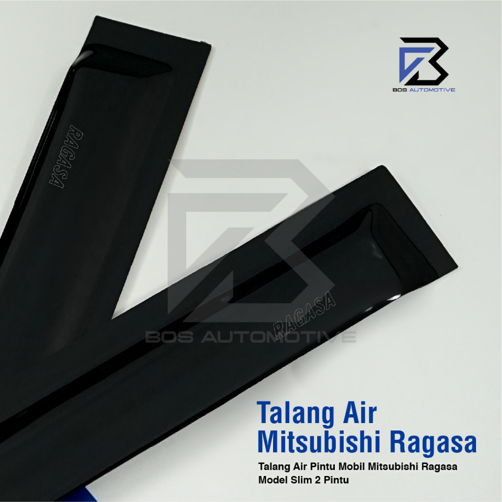 Talang Air Pintu Mobil Mitsubishi Ragasa Model Slim 2 Pintu - foto-produk-1
