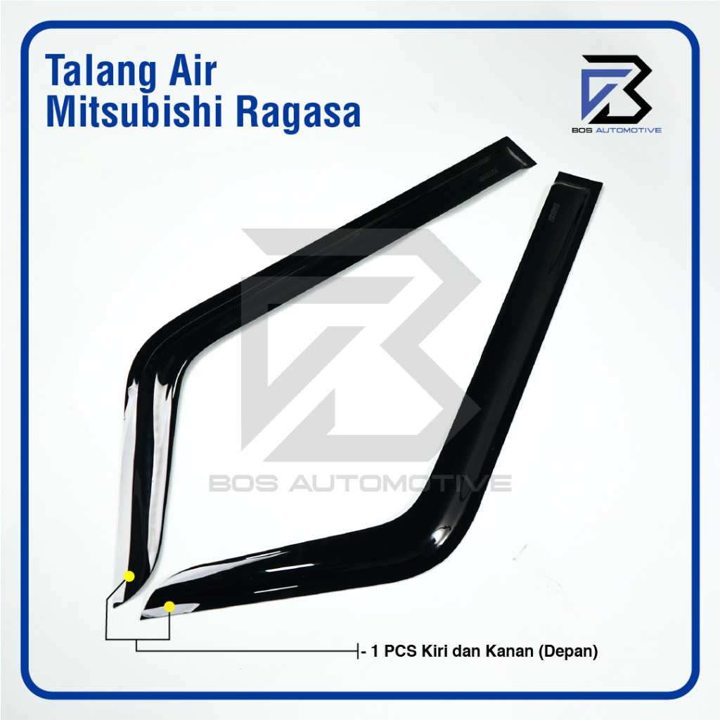 Talang Air Pintu Mobil Mitsubishi Ragasa Model Slim 2 Pintu - foto-produk-3
