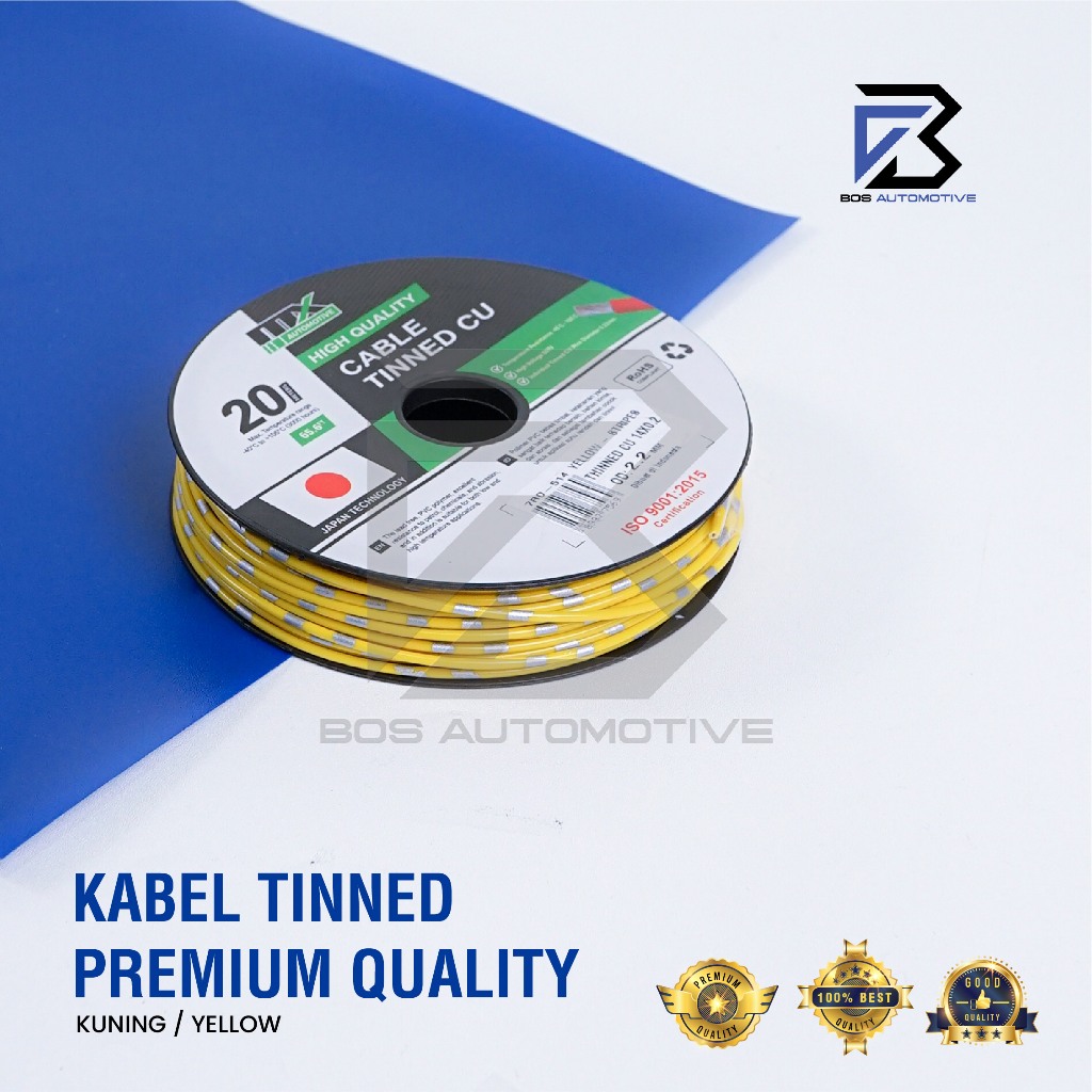 Kabel Bintik Tinned CU 0.85MM x 20M Kabel Body Serabut Lapis Timah MX Cable Mobil Motor New Premium - foto-variasi-3