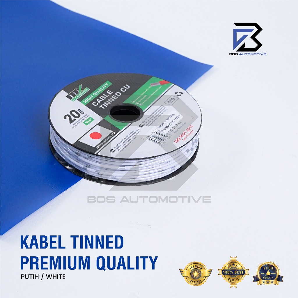 Kabel Bintik Tinned CU 0.85MM x 20M Kabel Body Serabut Lapis Timah MX Cable Mobil Motor New Premium - foto-variasi-8