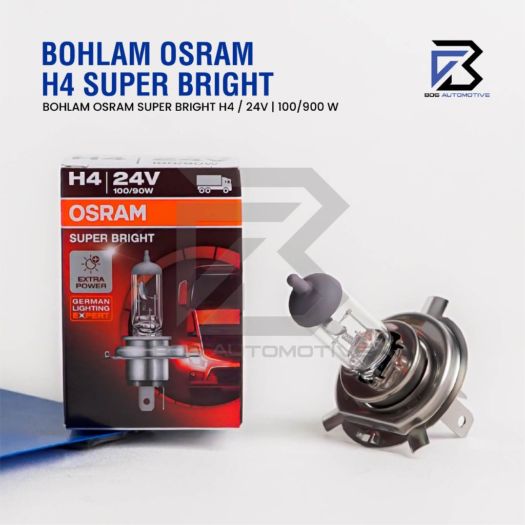 BOHLAM LAMPU HALOGEN OSRAM H4 24V 100/90W P43T ORIGINAL - foto-produk-4