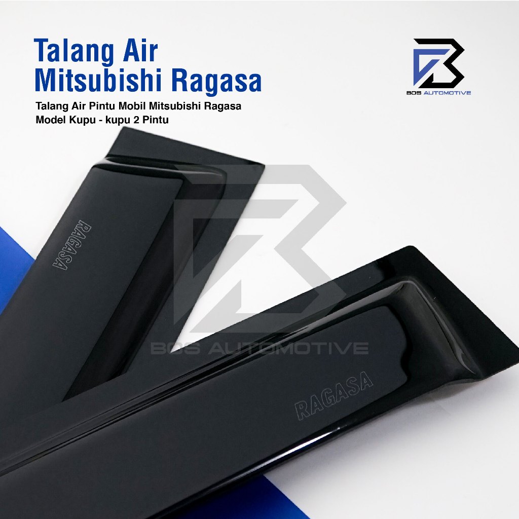 Talang Air Pintu Mobil Mitsubhisi Ragasa  Model Kupu - Kupu 2 Pintu - foto-produk-1