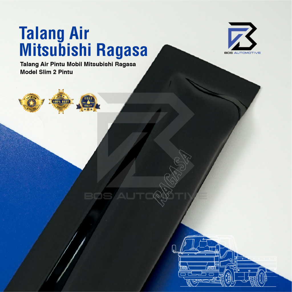Talang Air Pintu Mobil Mitsubhisi Ragasa  Model Kupu - Kupu 2 Pintu - foto-variasi-1