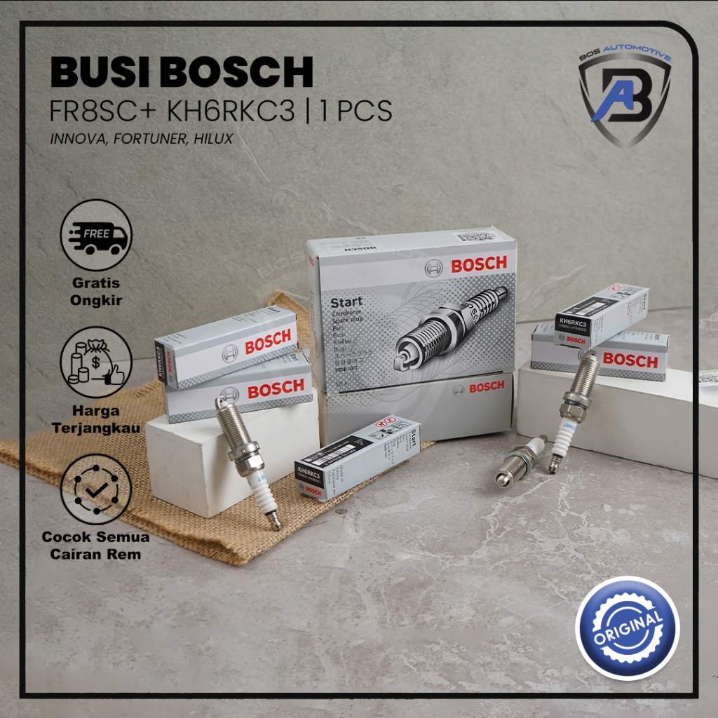Busi Mobil BOSCH KAKI 1 KAKI 2 W8DCC FR8DCX YR7DC FR8SC+ F7LDCR Spark Plug Universal - foto-variasi-2