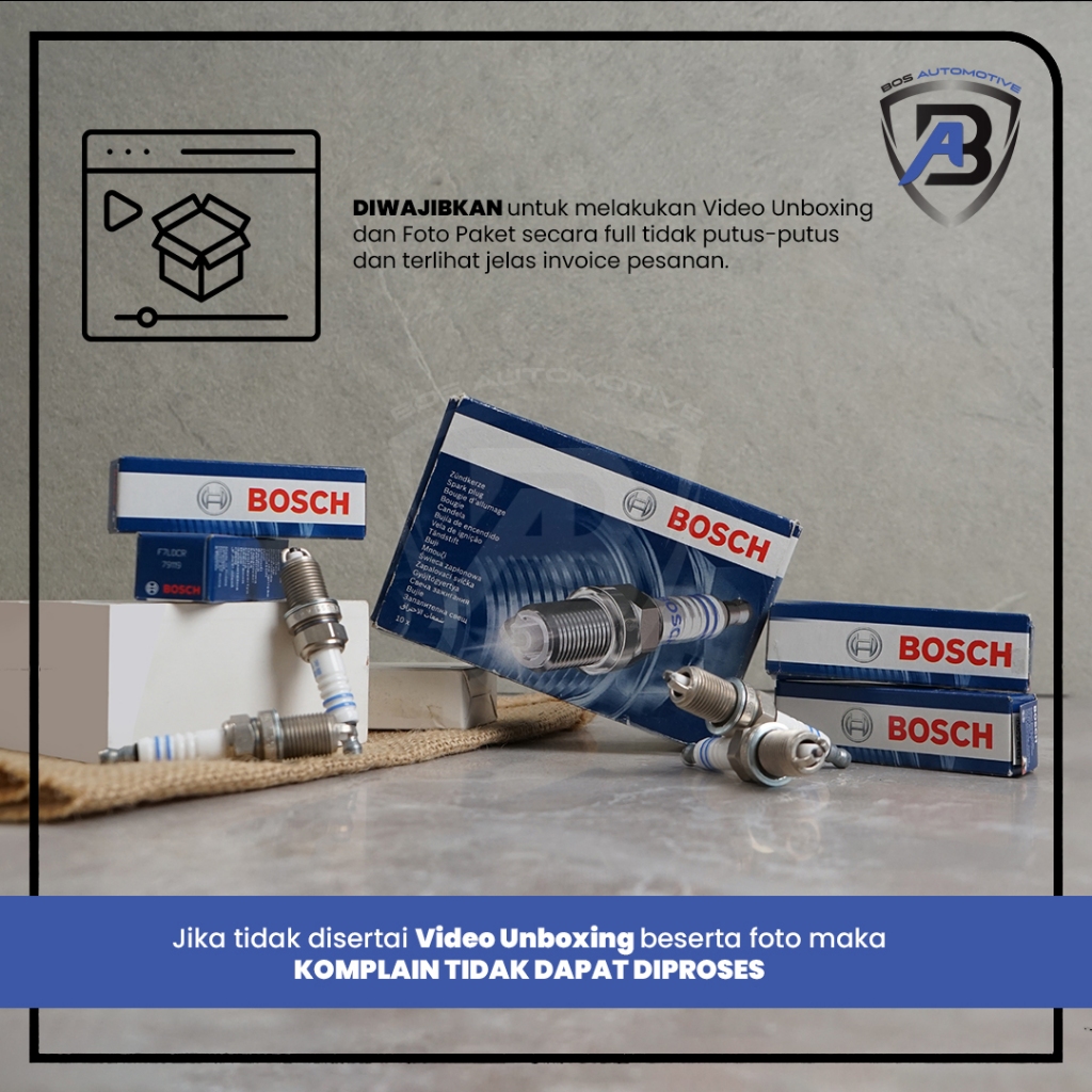 Busi BOSCH Mobil OPEL BLAZER ZAFIRA TAVERA BMW F7LDCR Spark Plug Original - foto-produk-3