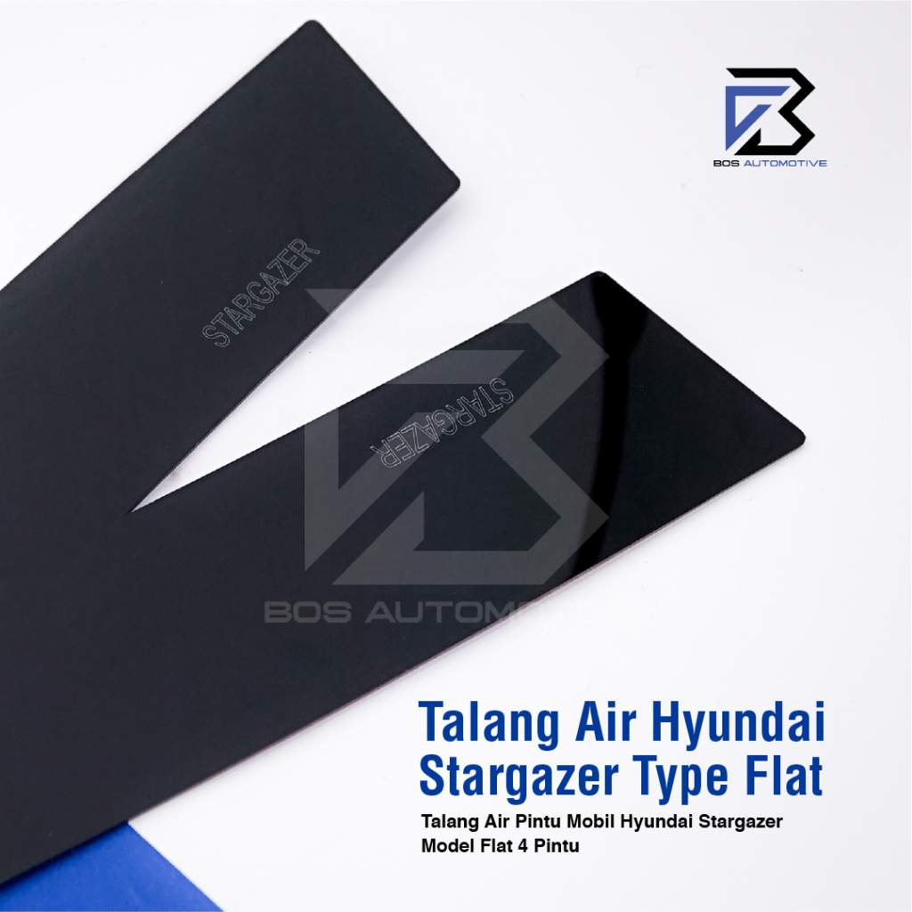 Talang Air Pintu Mobil Hyundai Stargazer 2022 â€“ 2023 Model Flat Rata 4 Pintu - foto-produk-1