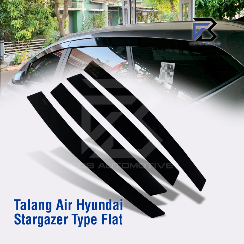 Talang Air Pintu Mobil Hyundai Stargazer 2022 â€“ 2023 Model Flat Rata 4 Pintu - foto-produk-5