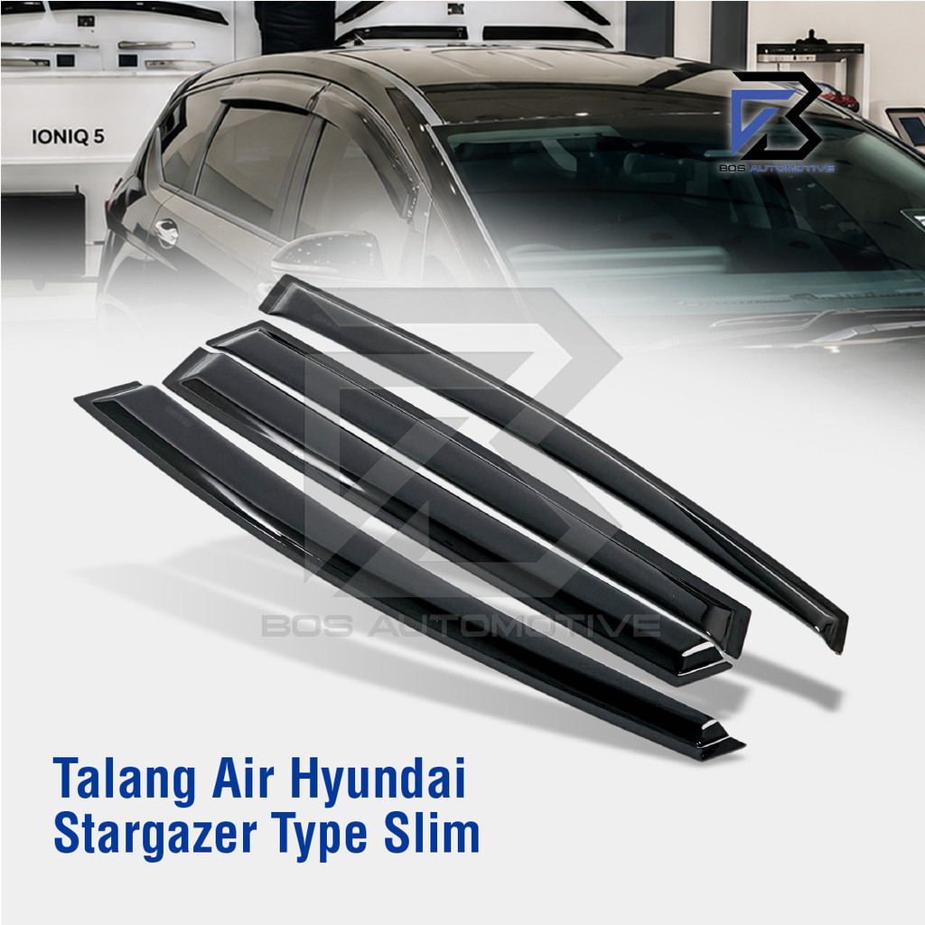 Talang Air Pintu Mobil Hyundai Stargazer 2022 â€“ 2023 Model Slim 4 Pintu - foto-produk-4