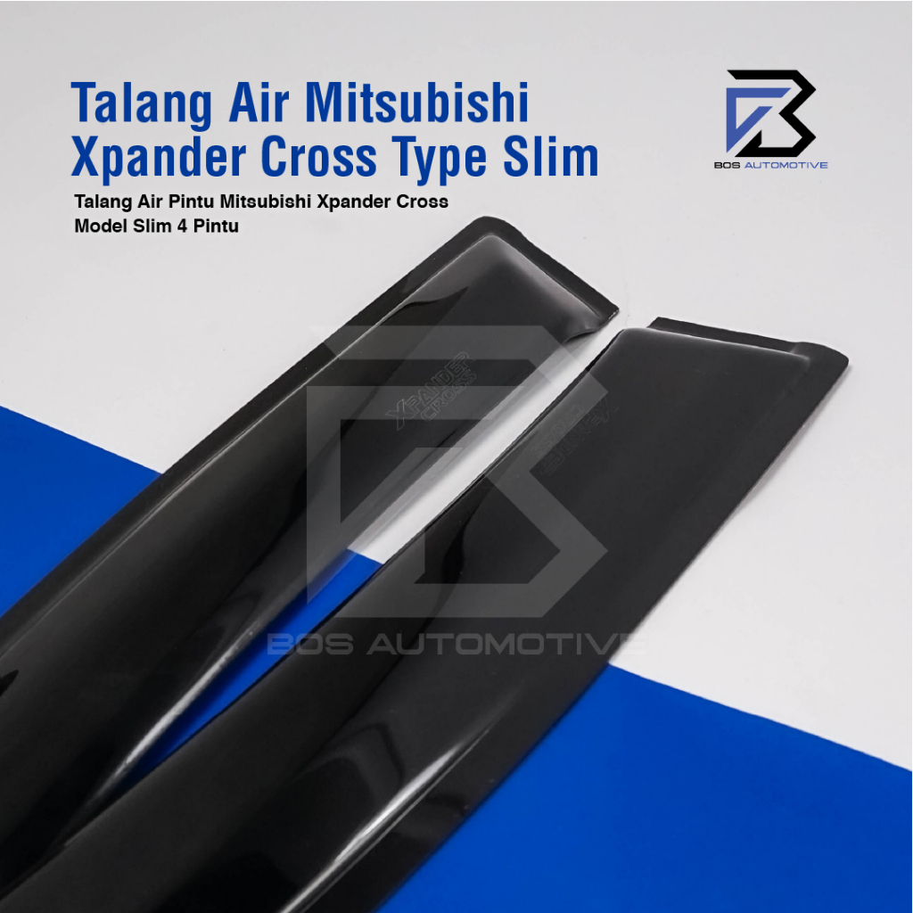 Talang Air Pintu Mobil Mitsubishi Xpander Cross 2019 â€“ 2024 Model Slim 4 Pintu - foto-produk-1